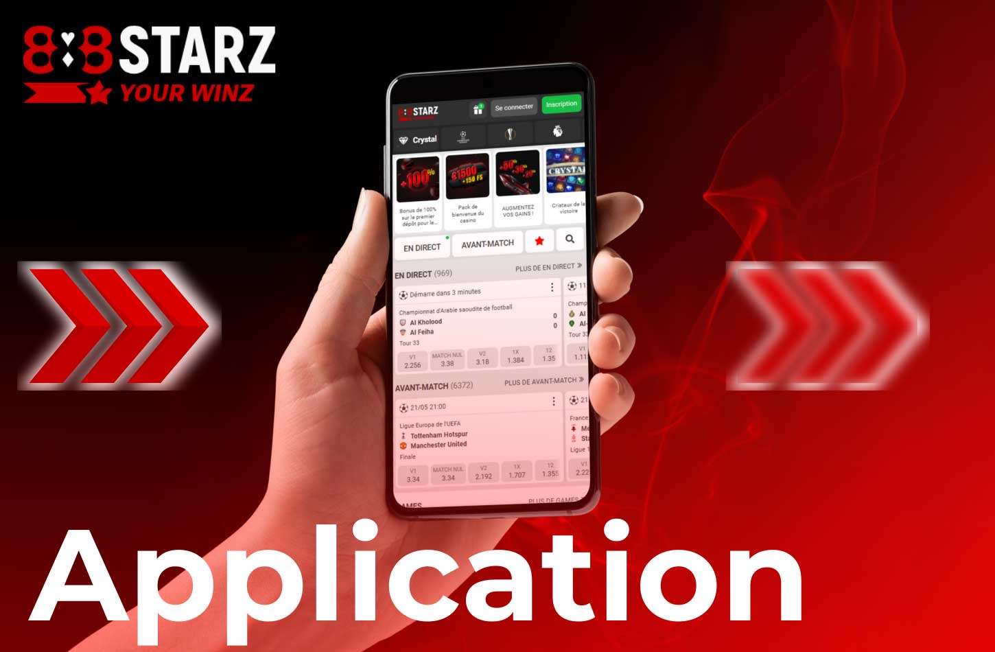Ce que l'application 888Starz offre