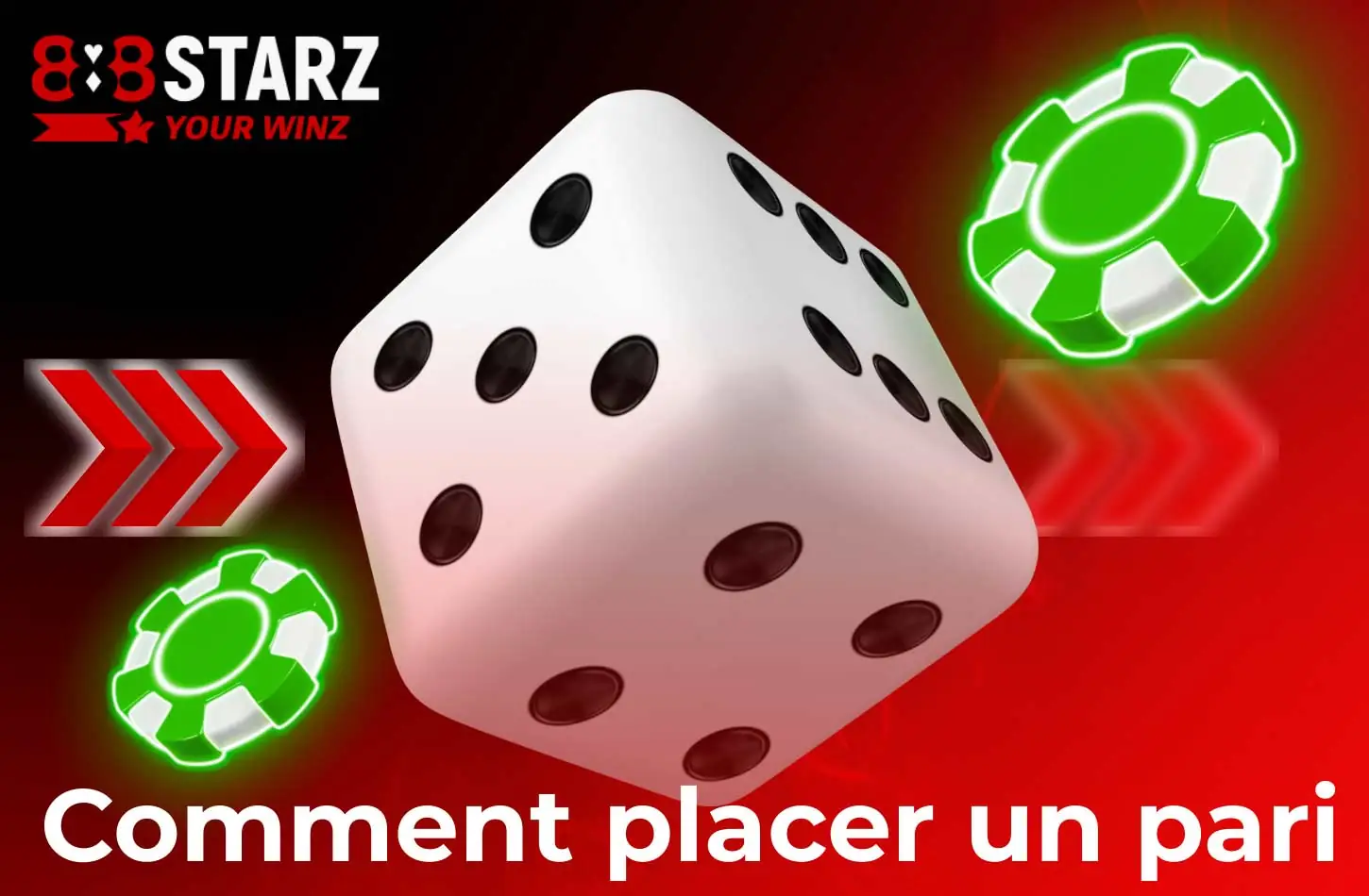 Le processus de placement d'un pari sur une rencontre sportive sur 888Starz