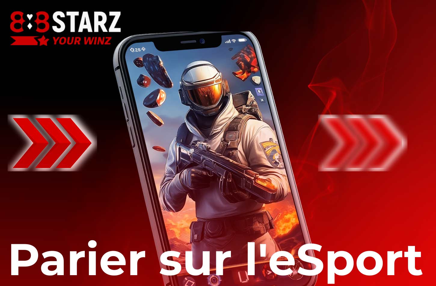 pouvez parier sur plusieurs disciplines populaires d'esports dans l'application 888Starz