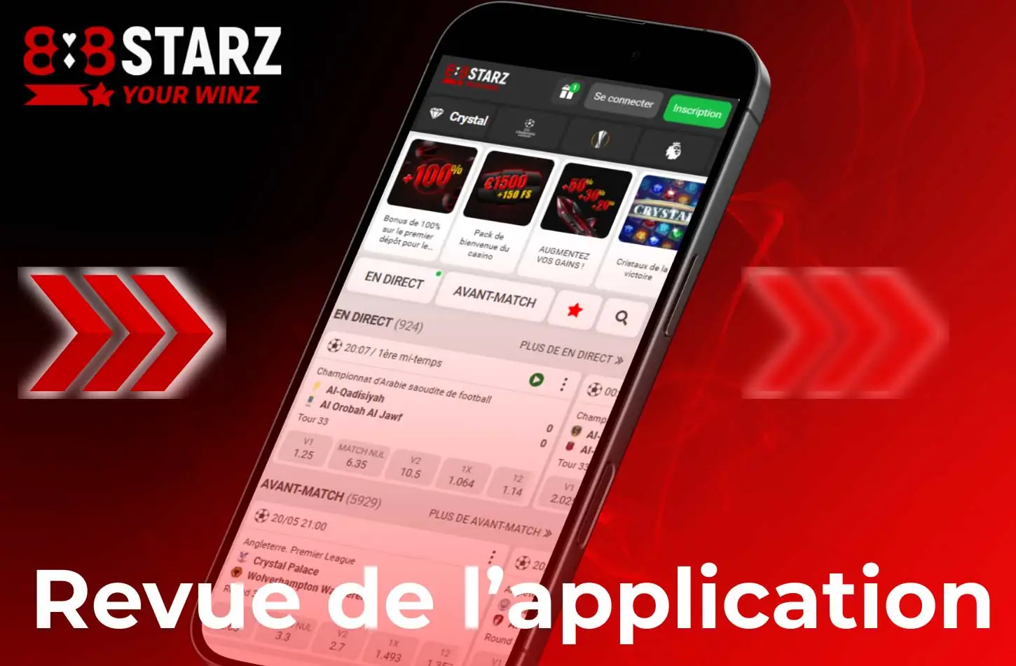 L'application mobile 888Starz