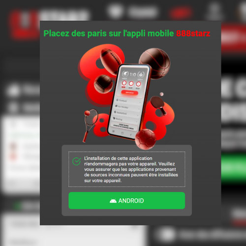 Cliquez sur le bouton « Android »